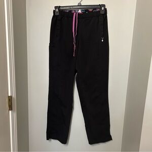 Vera Bradley Scrub Pants Black Cargo Medical Size M Nurse